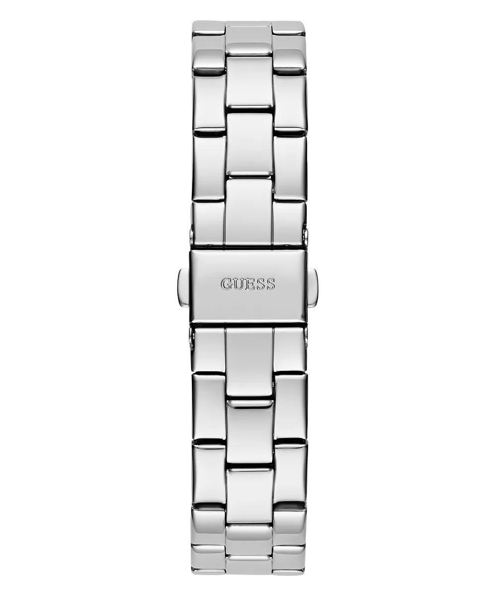 GUESS Ladies Silver Tone Analog Watch