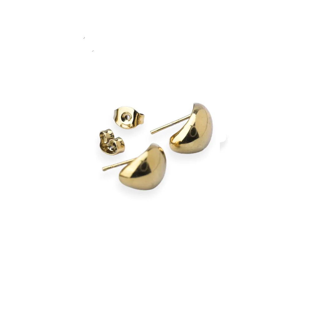 Half Hoops Stud Earrings