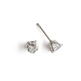 Heart Crystal Small Stud Earrings