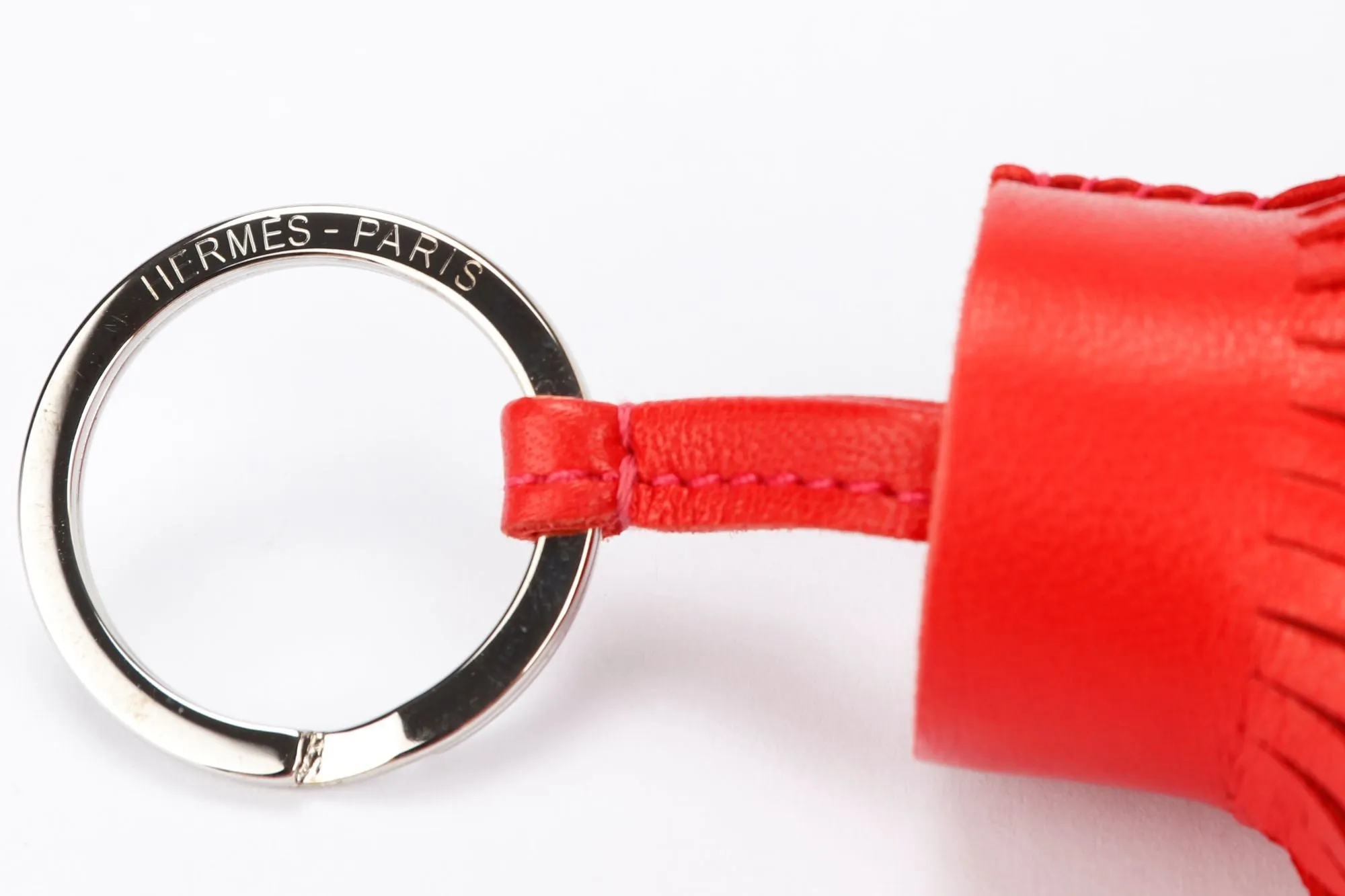 Hermes Carmen Key Chain, Red Color