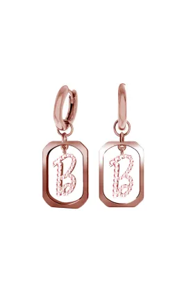 Iconic B Dangling Pendant Earrings