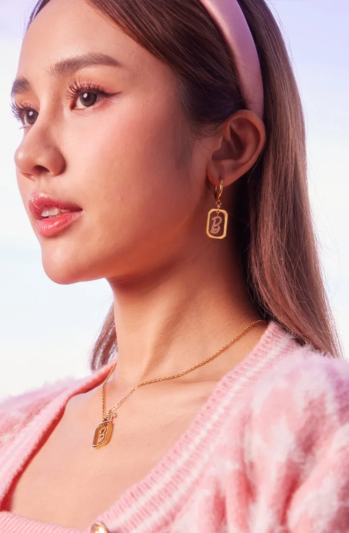 Iconic B Dangling Pendant Earrings