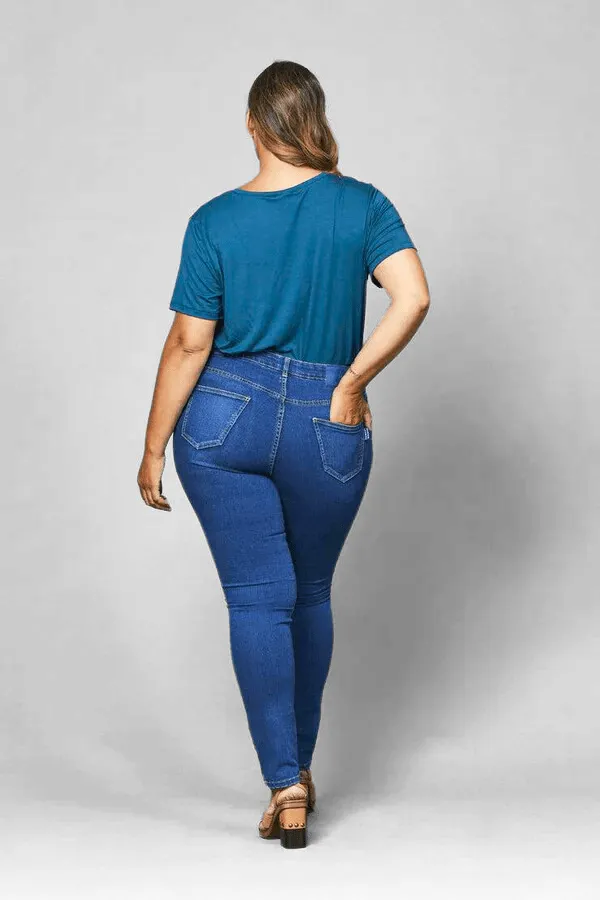 Jacqui Vintage Blue Jean