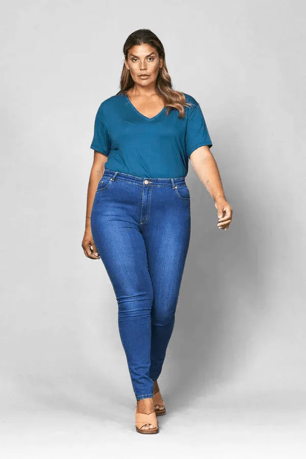 Jacqui Vintage Blue Jean