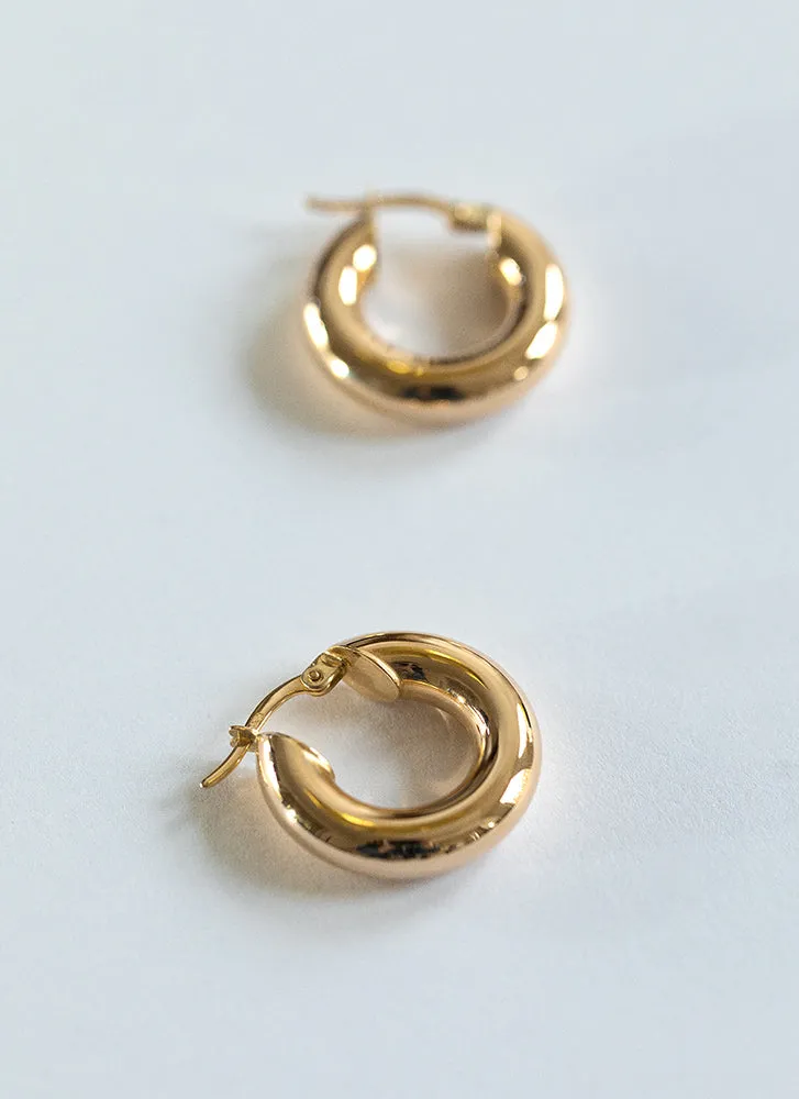 June earrings 14k gold