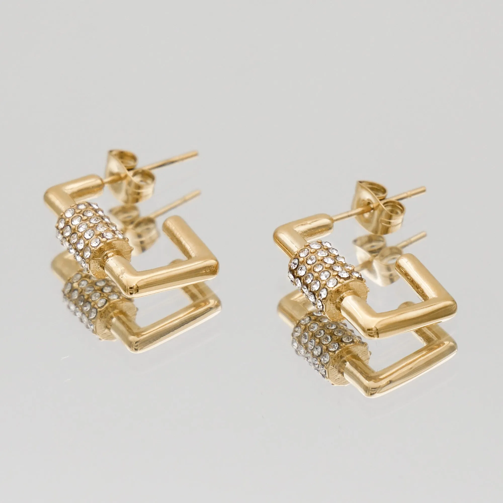 Kenza Square Earrings