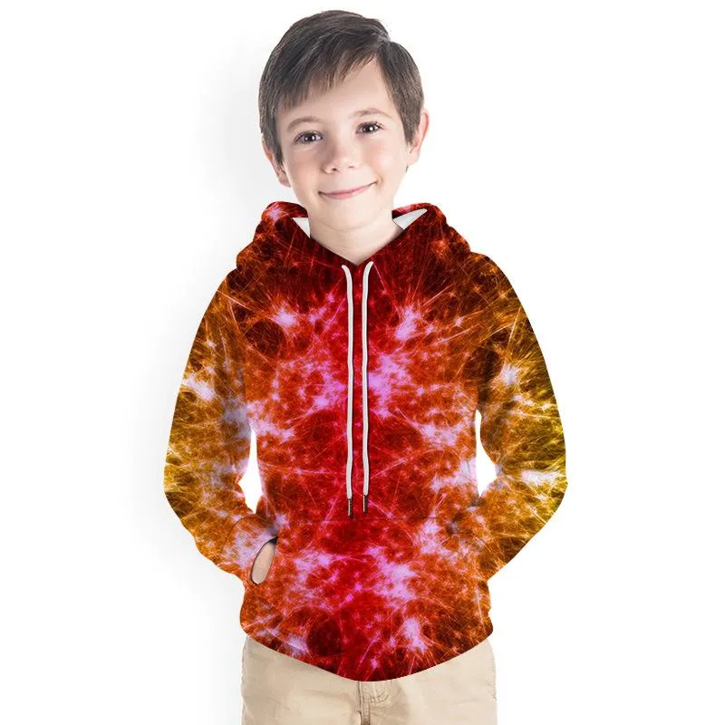 Kid Boy 3D Colorful Printed Hoodie