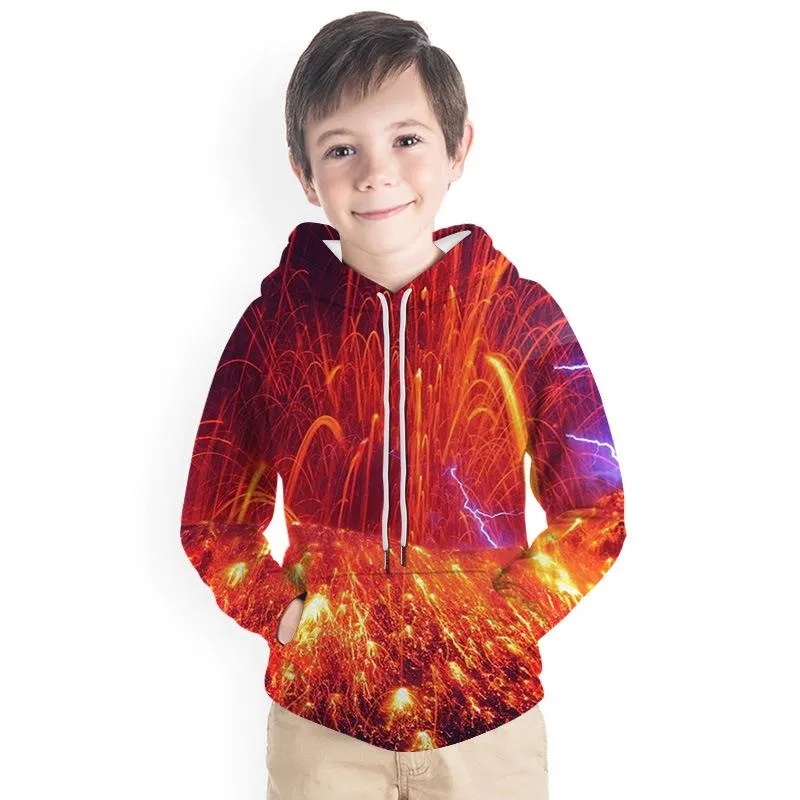 Kid Boy 3D Colorful Printed Hoodie