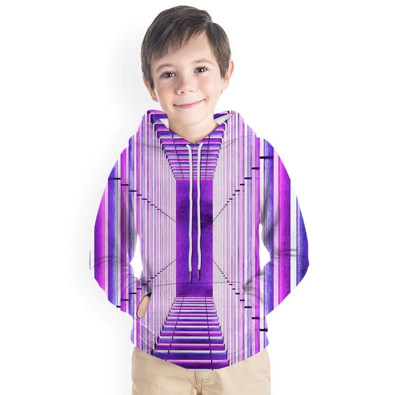 Kid Boy 3D Colorful Printed Hoodie