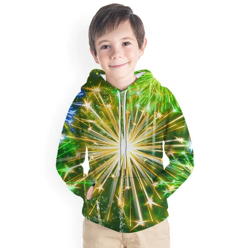 Kid Boy 3D Colorful Printed Hoodie