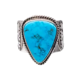 Kingman Turquoise Ring | L.P.