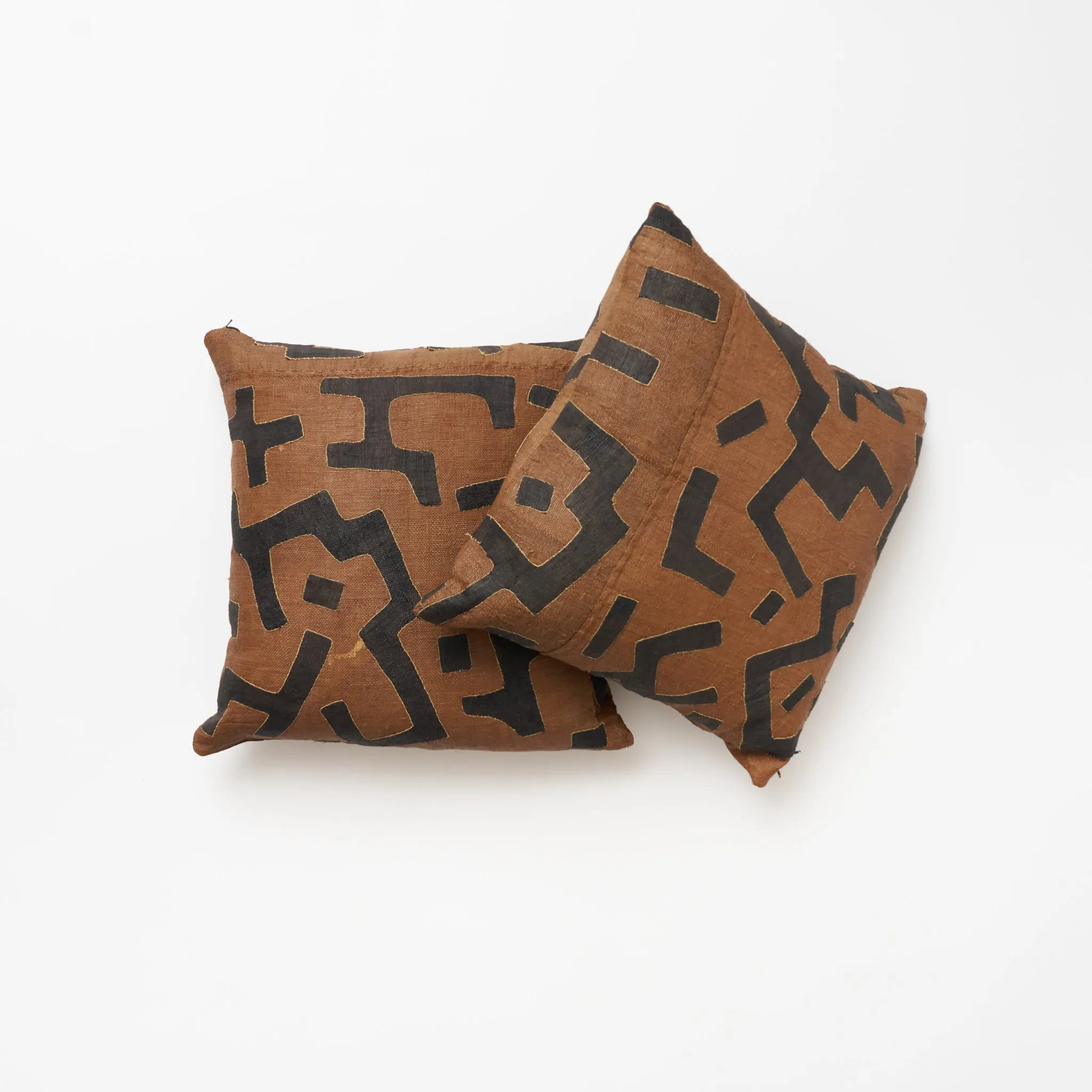 Kuba Throw Pillow -  Brown/Black