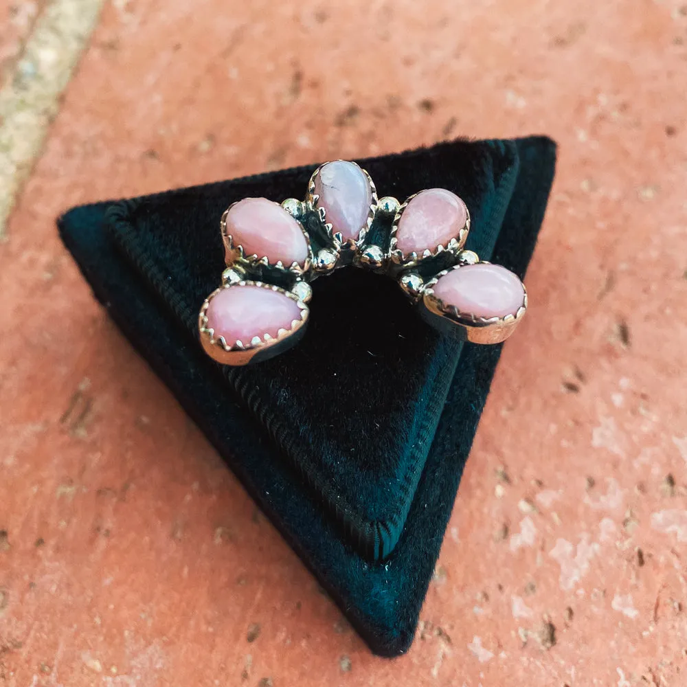 Make A Statement Pink Opal Wrap Ring