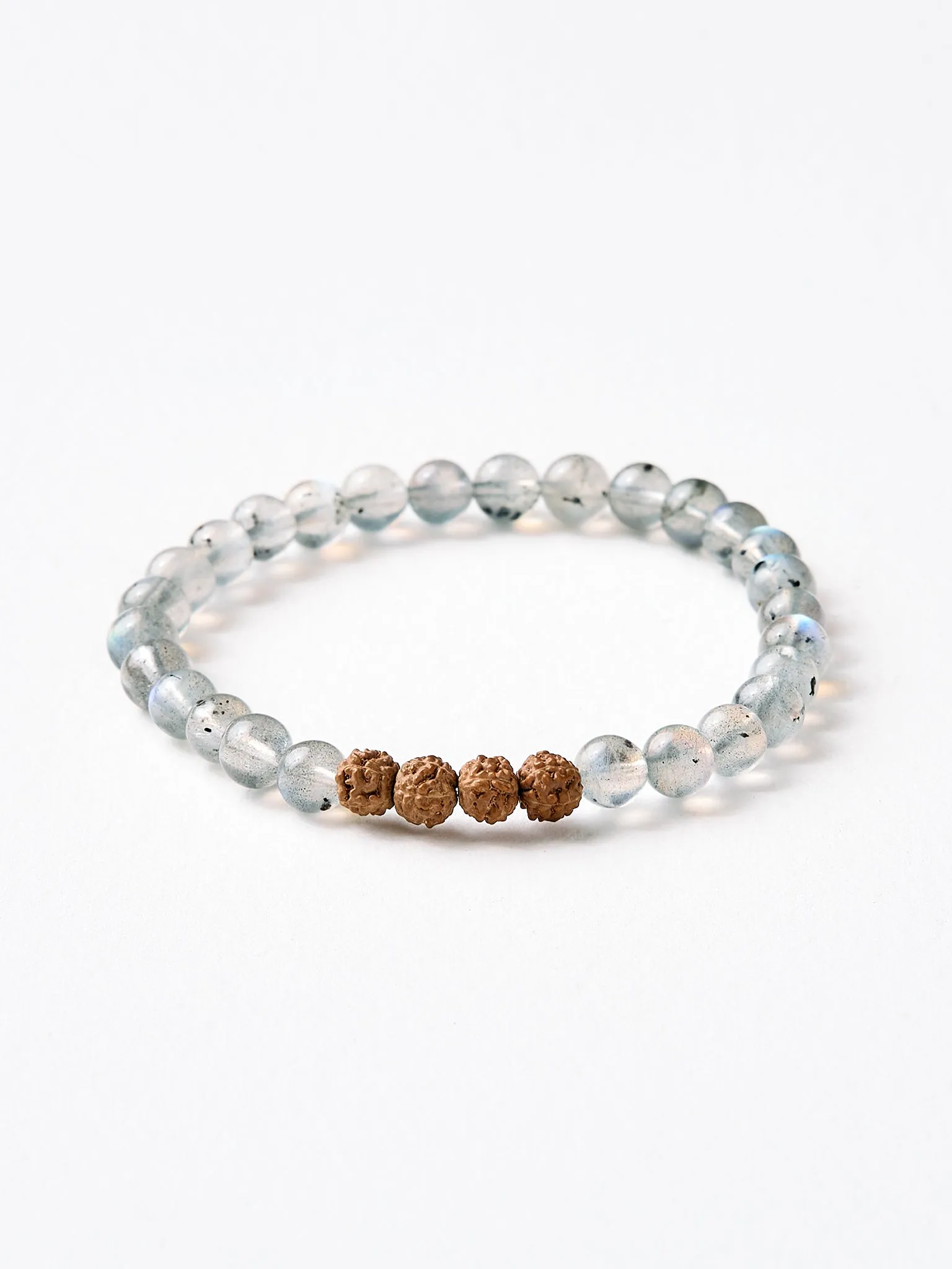 Mala Bead Bracelet - Labradorite