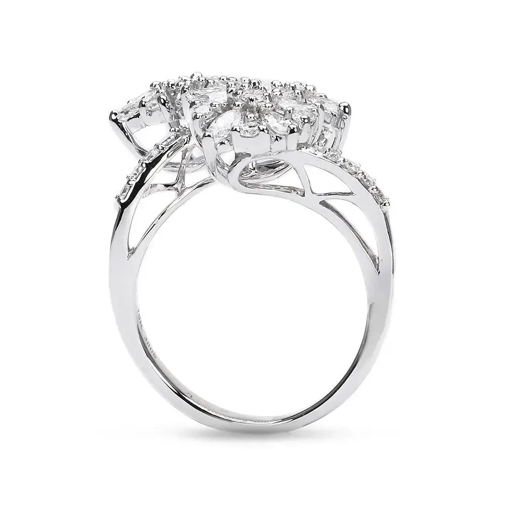 Mandevilla Ring with Natural Diamonds