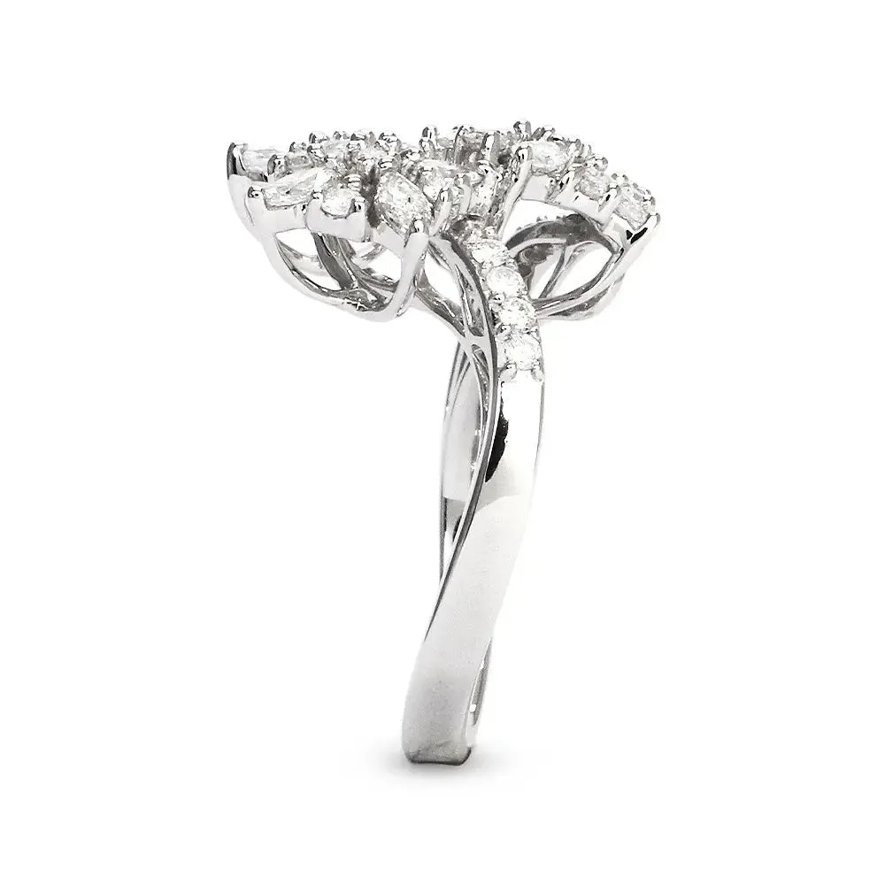 Mandevilla Ring with Natural Diamonds