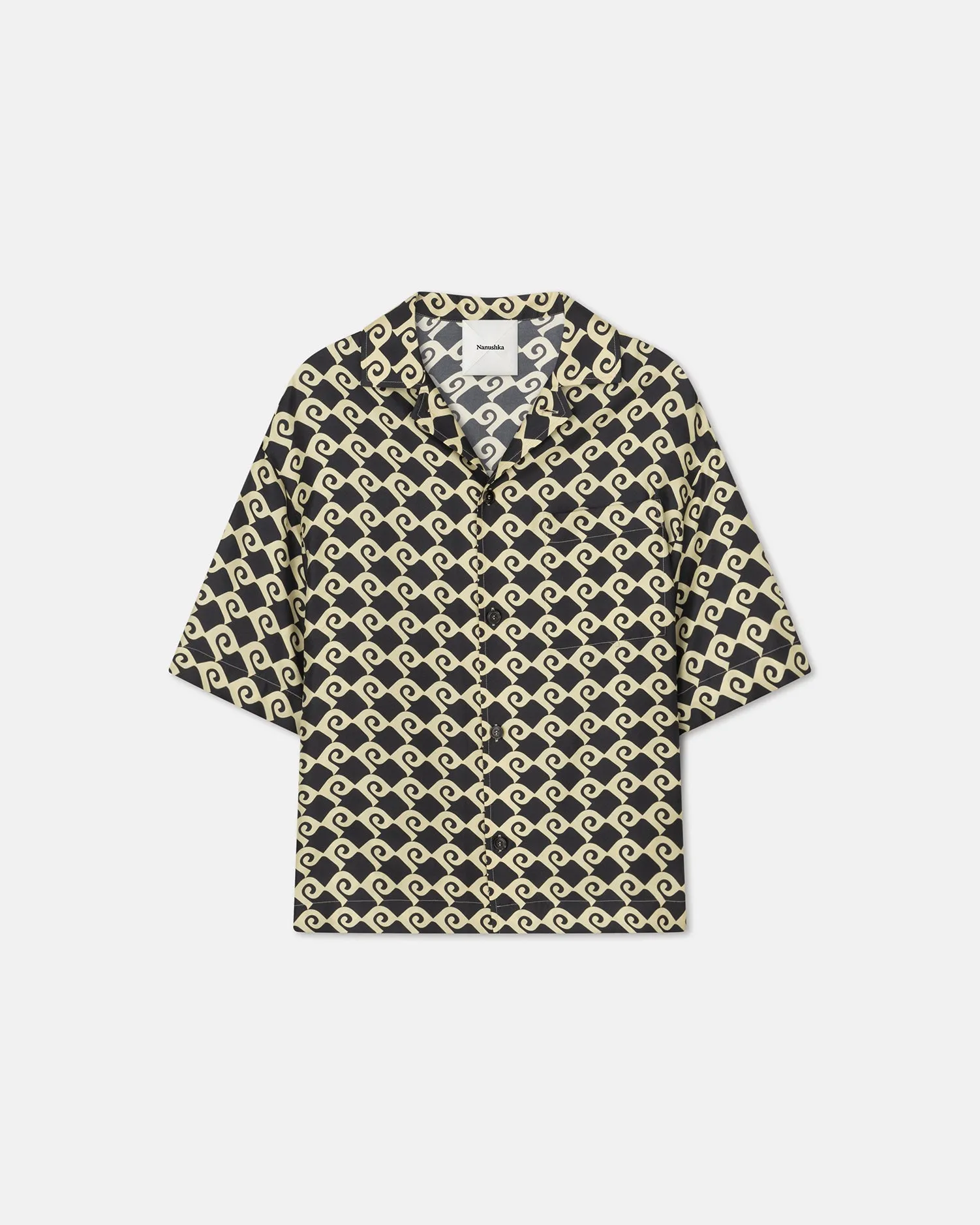 Maxton - Printed Silk-Twill Shirt - Diamond Check