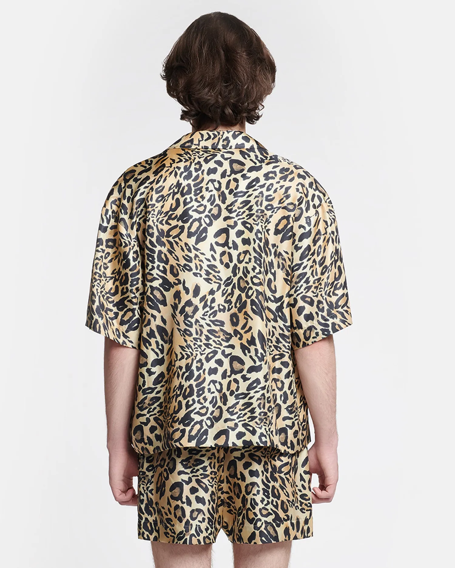 Maxton - Printed Twill-Silk Shirt - Leopard