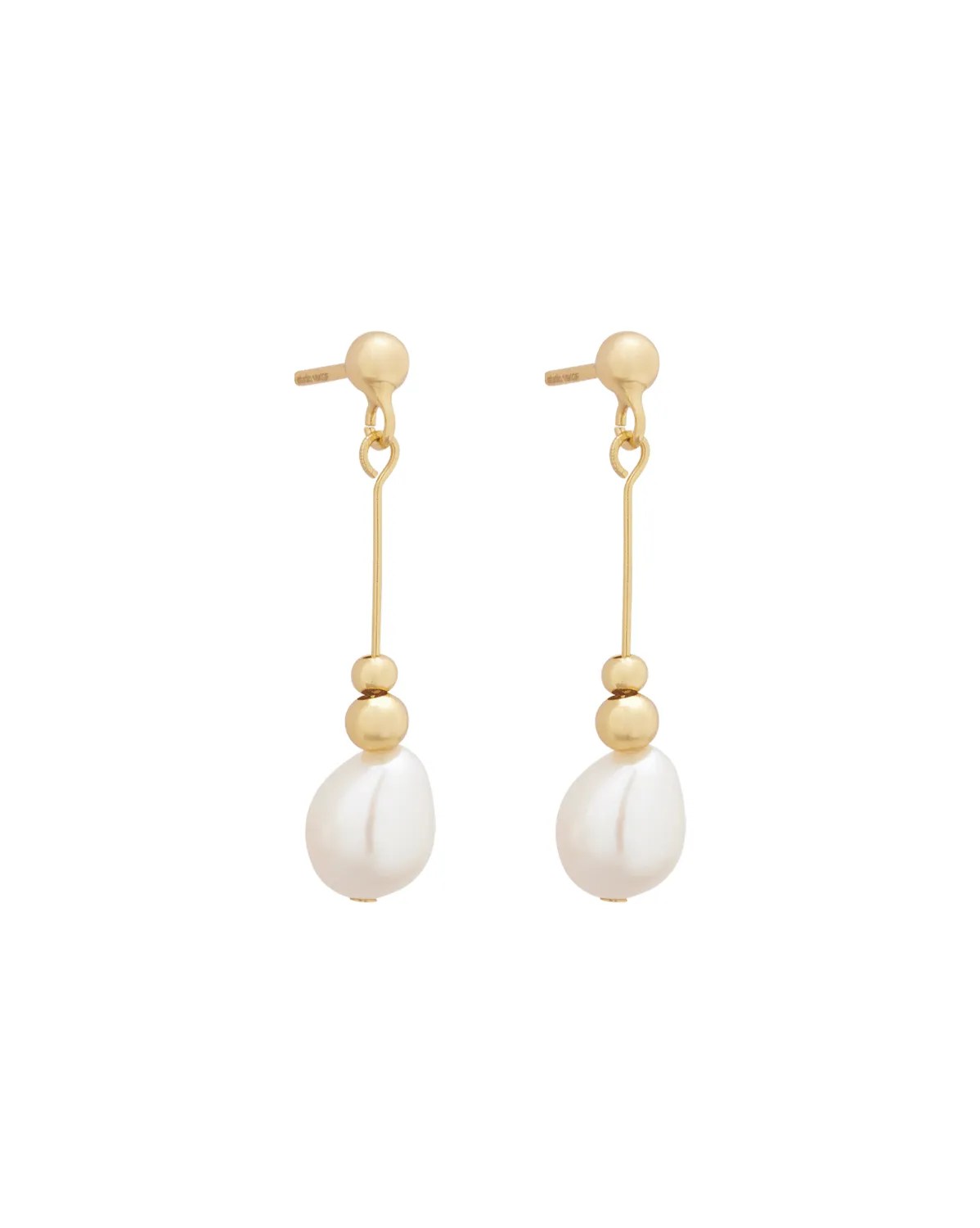 Meghan Pearl Dangle Earrings