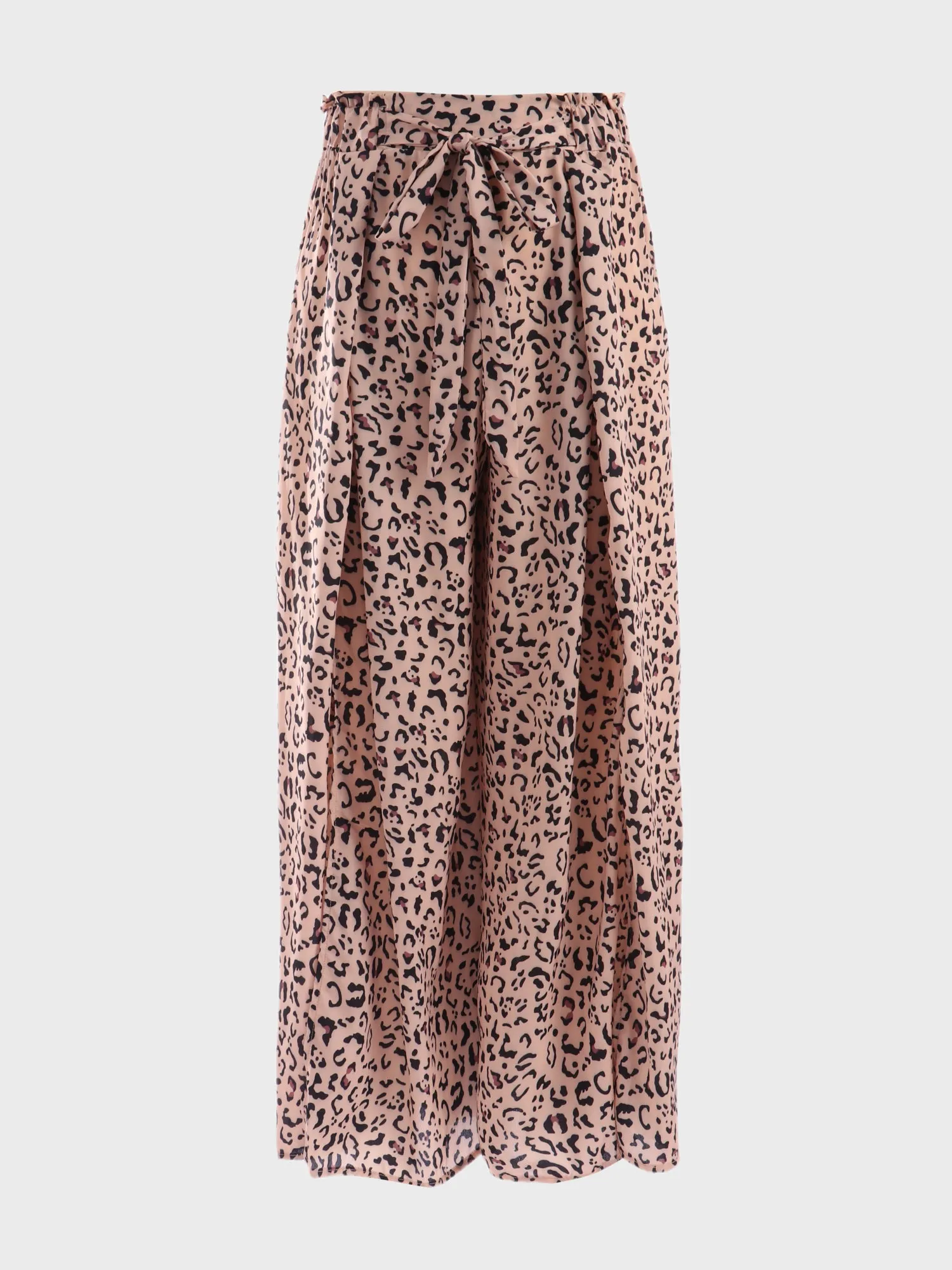 Midsize Leopard Printed Split Pants