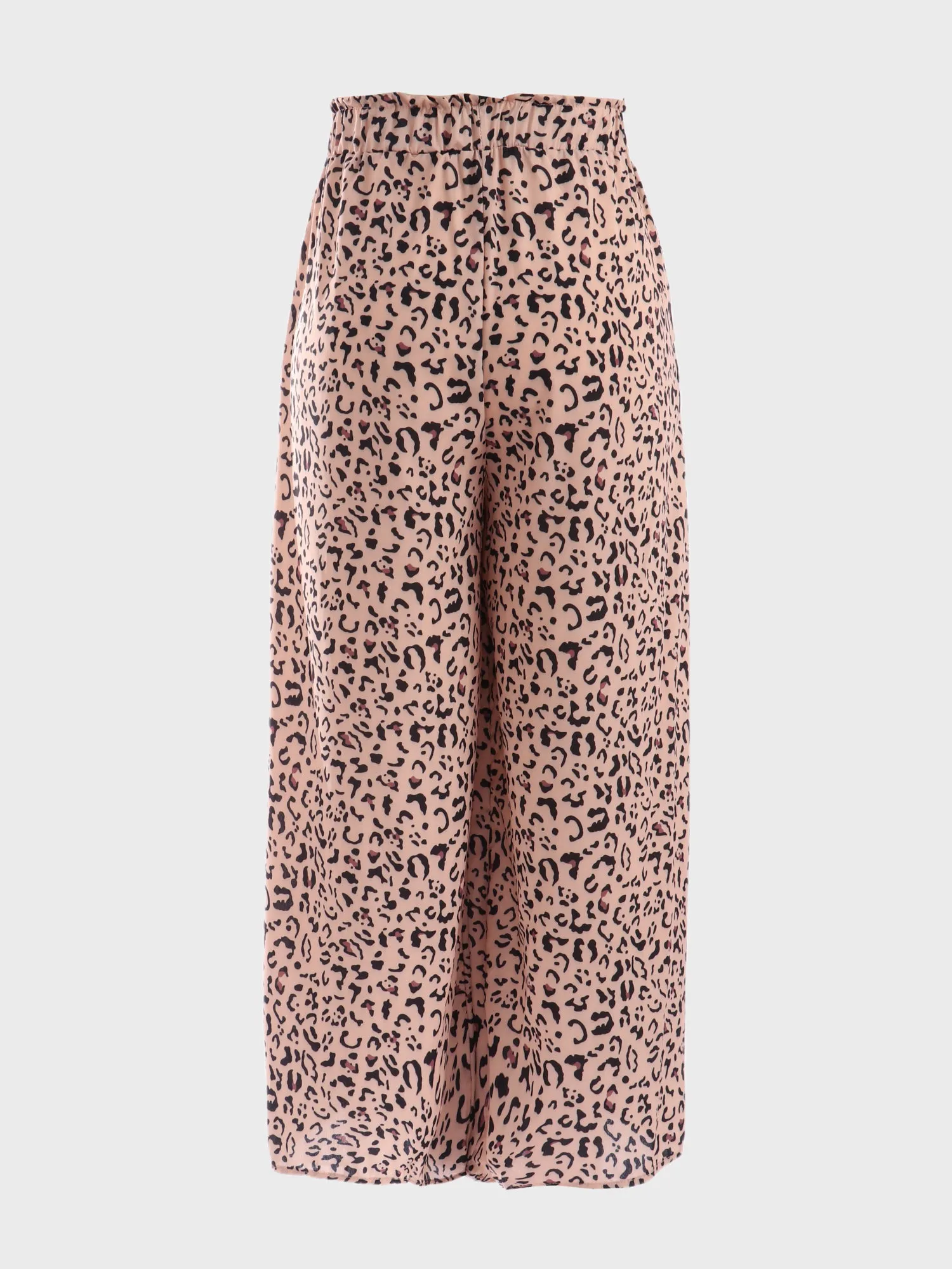 Midsize Leopard Printed Split Pants