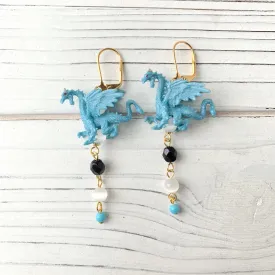 Mini Dragon Earrings