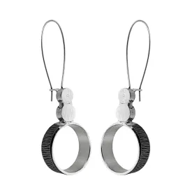 Modern Architectural Hoop Earrings By Aris