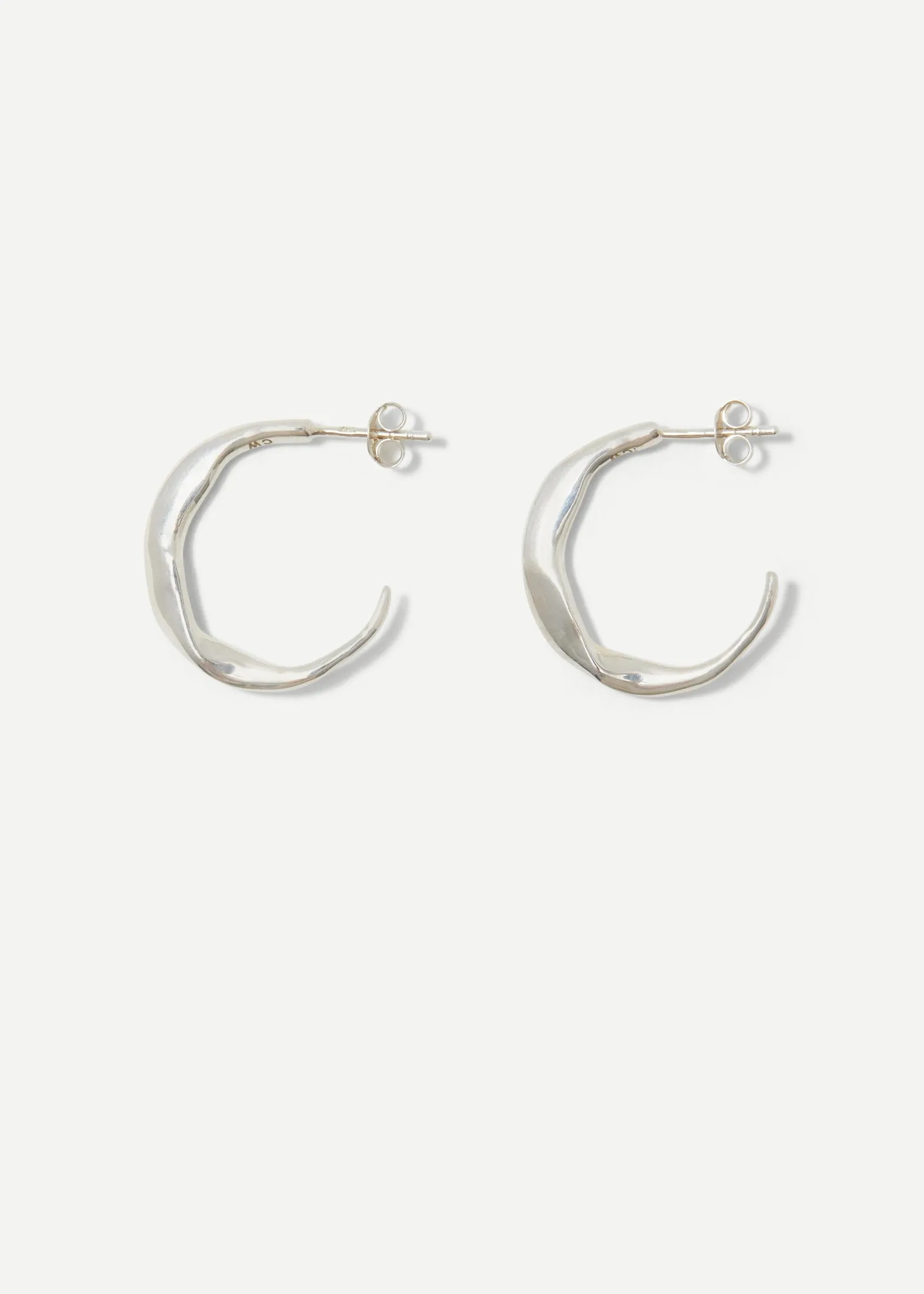 Molded Organic Hoop Earring Maxi