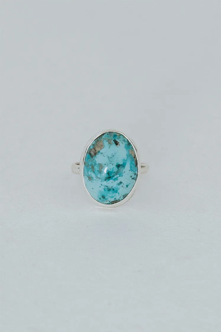 Oval Persian Turquoise Ring