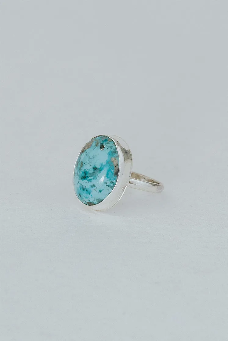 Oval Persian Turquoise Ring