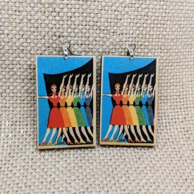 Pride Rainbow Ladies Earrings