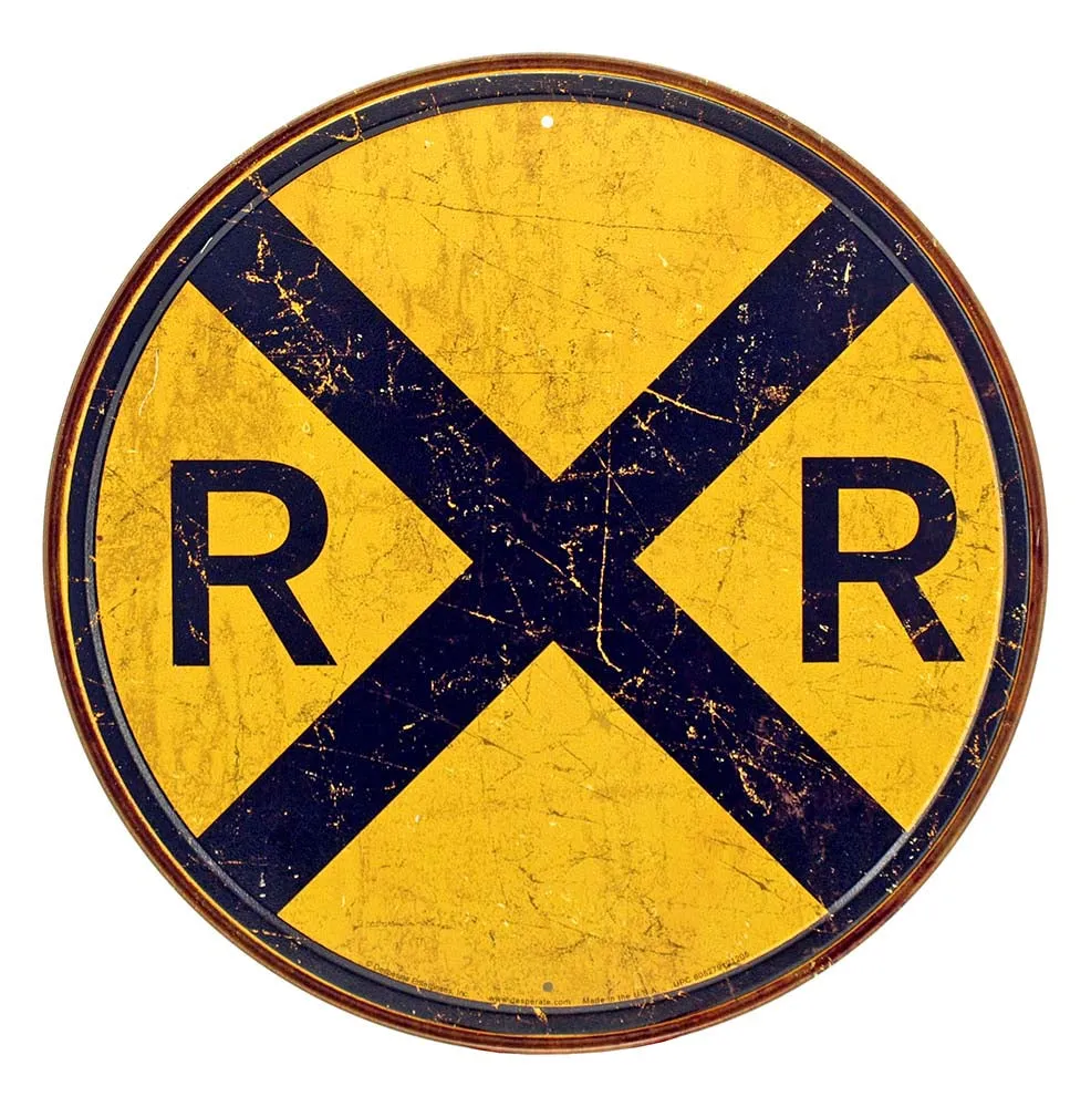 R&R Railroad Tin Sign