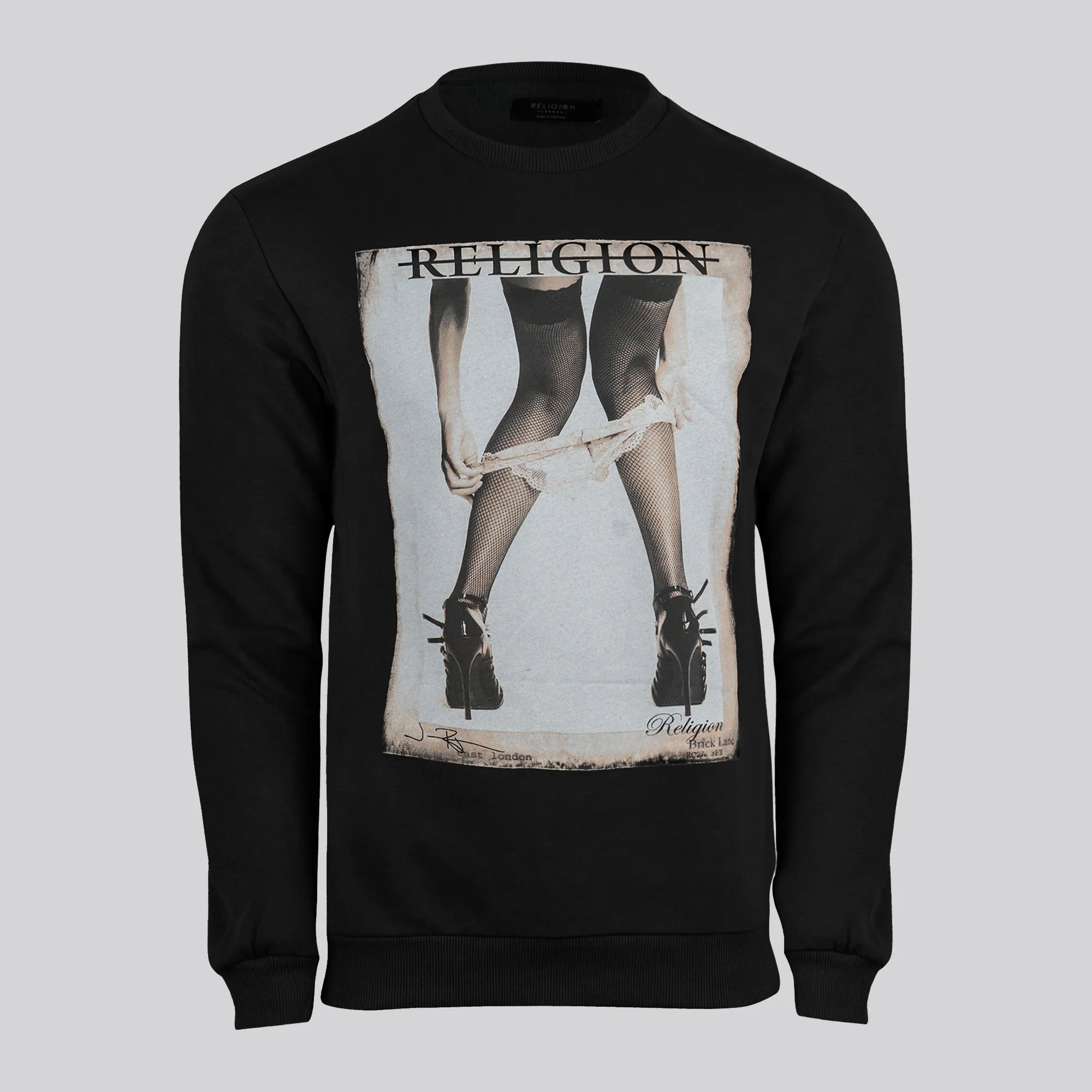 RELIGION PHOTO SWEAT BLACK