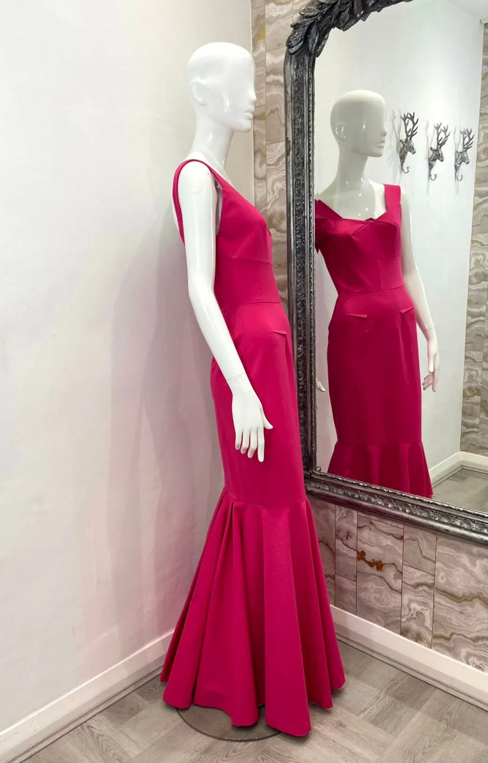 Roland Mouret Ltd Edition For Harrods Fluted Gown. Size 10UK