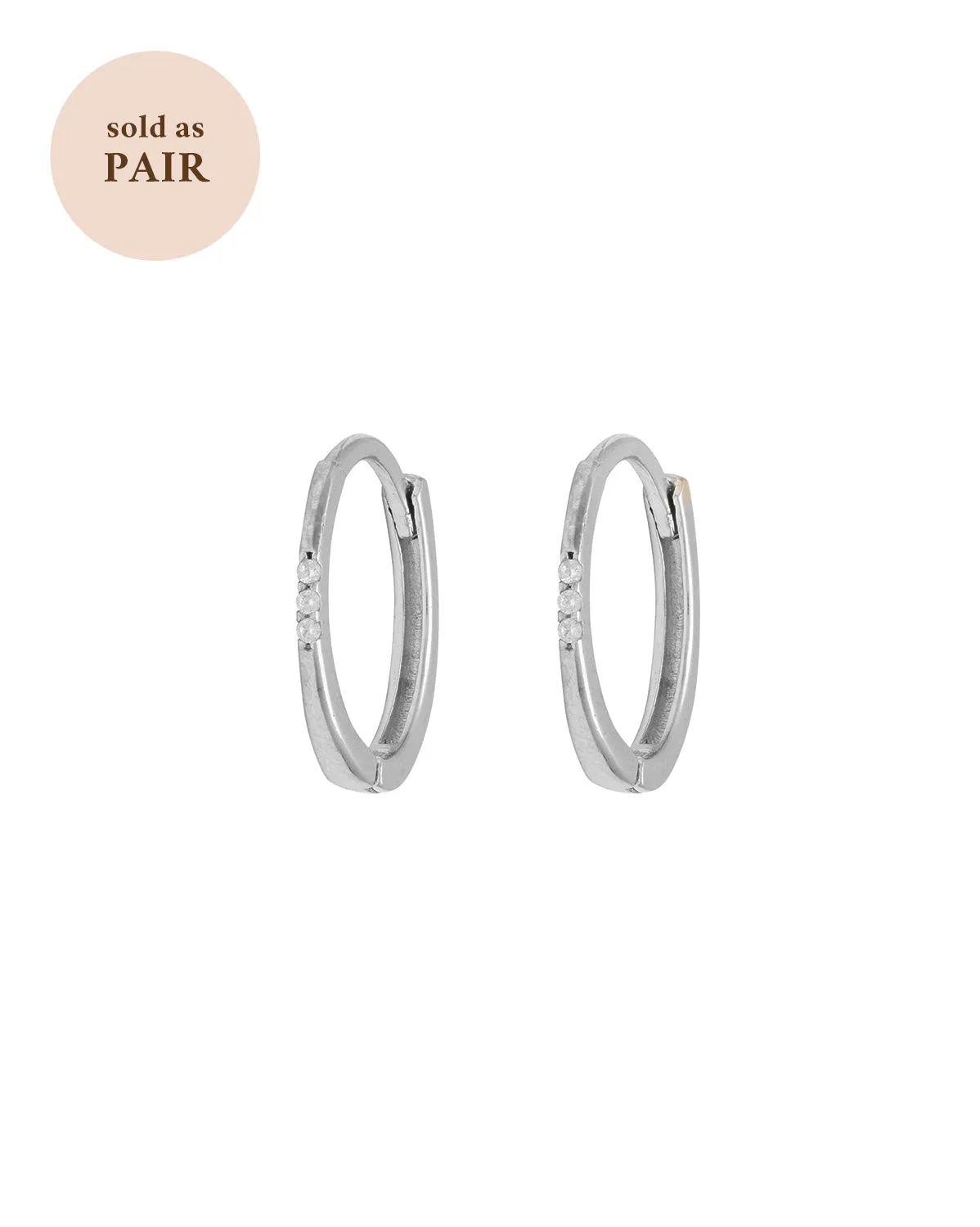 Selene Basic Hoops - Sterling Silver