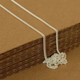 Silver Medium Curb Chain by Joy Everley