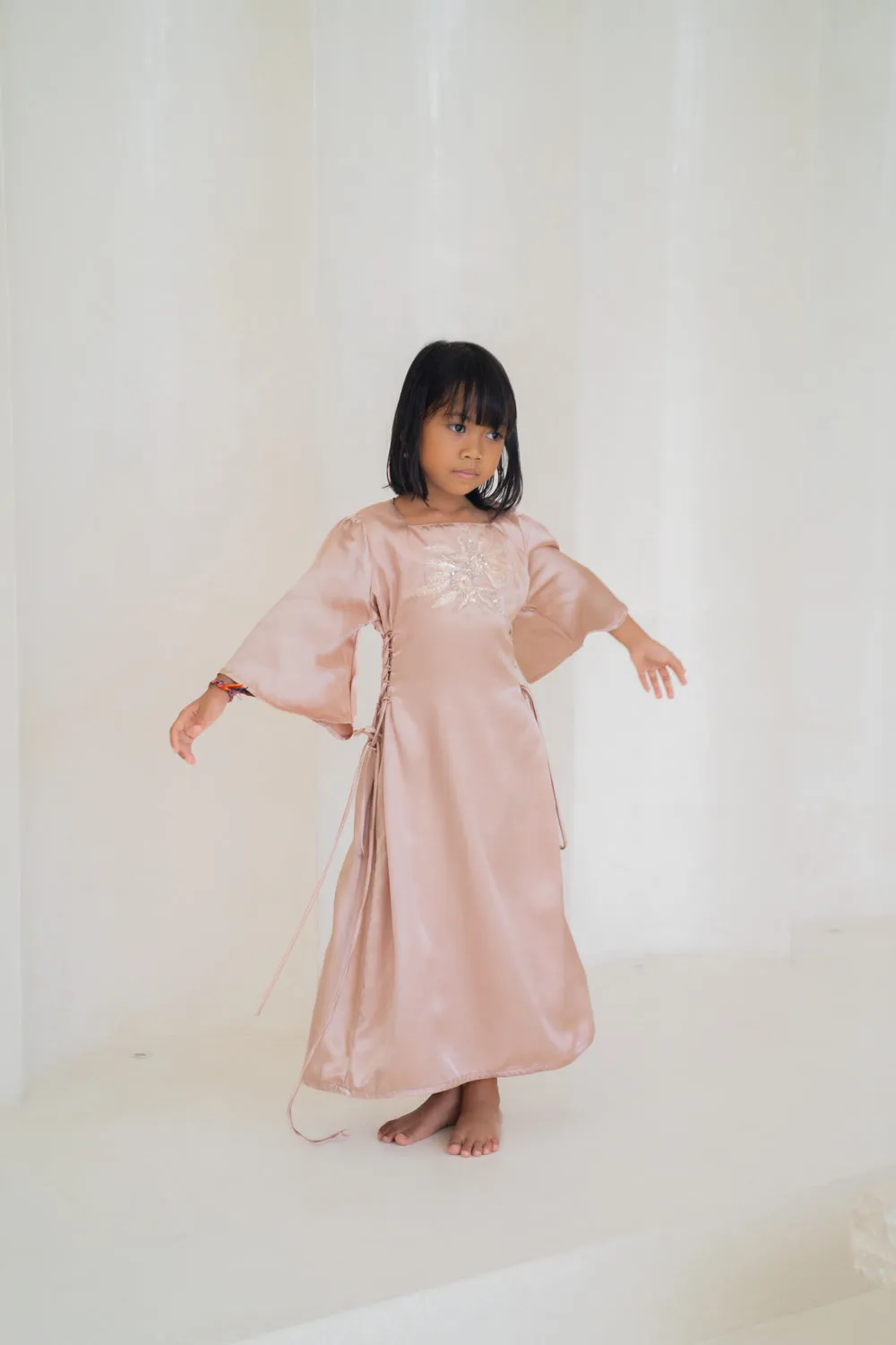 Soft Petal Kids Abaya