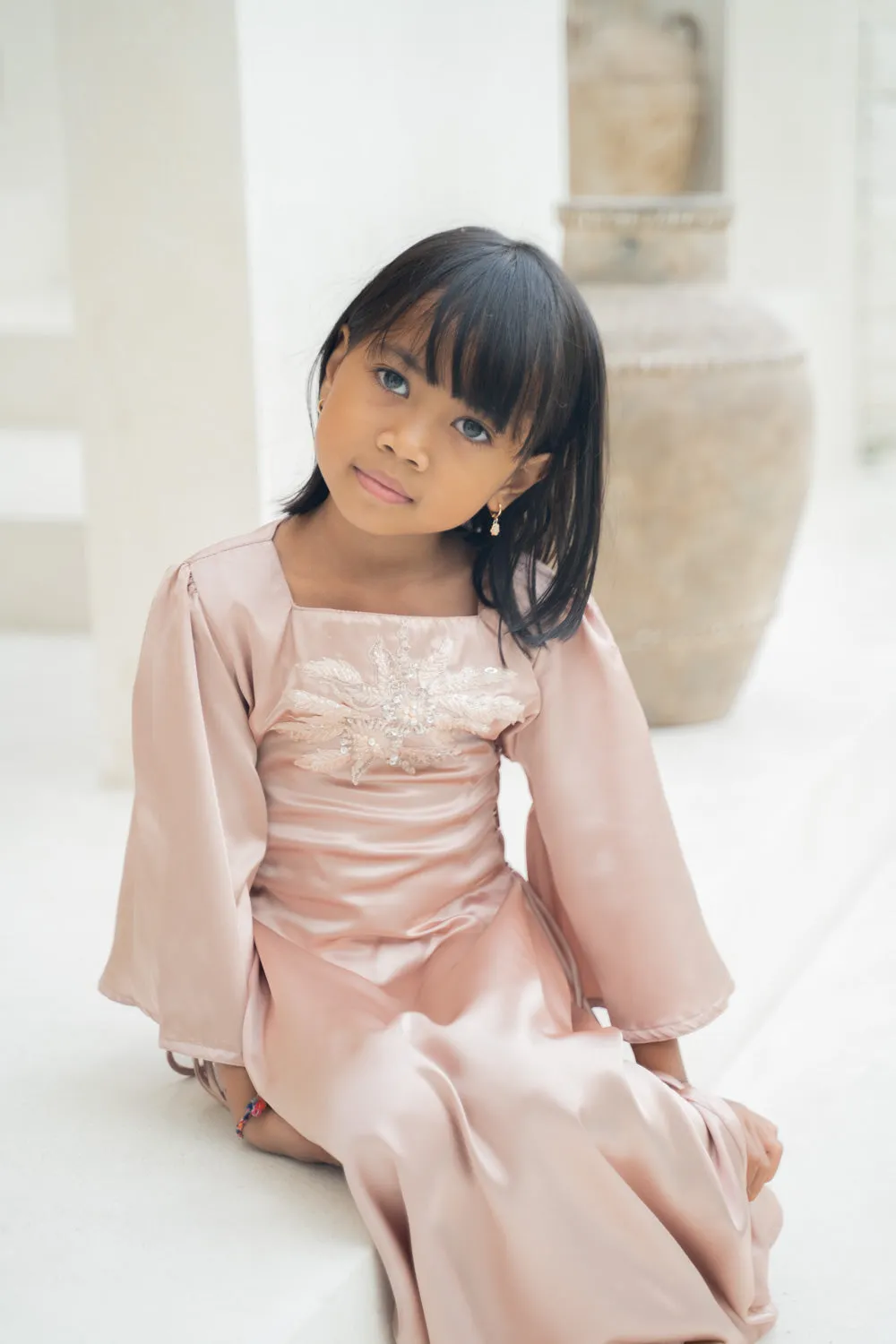 Soft Petal Kids Abaya