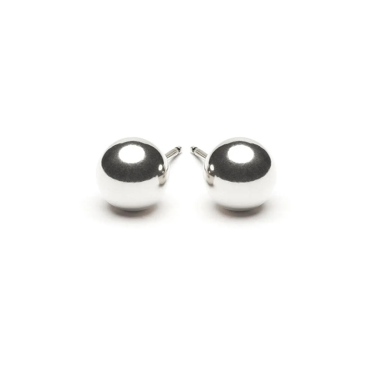 Sterling Silver 7 mm Ball Stud Earrings