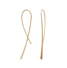 Swoop Hoop in 14ct gold - Carla Caruso