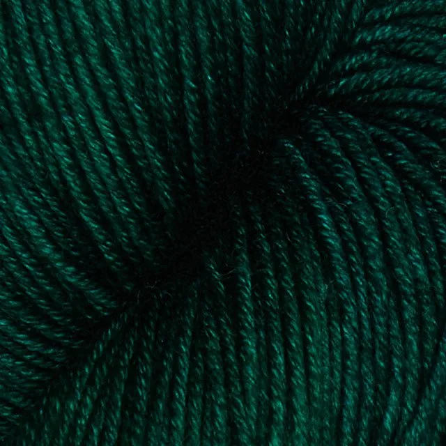 Symfonie Hand Dyed Yarns | VIVA 100% Superwash Merino | SS1031 Deep Emerald (Semisolid color)