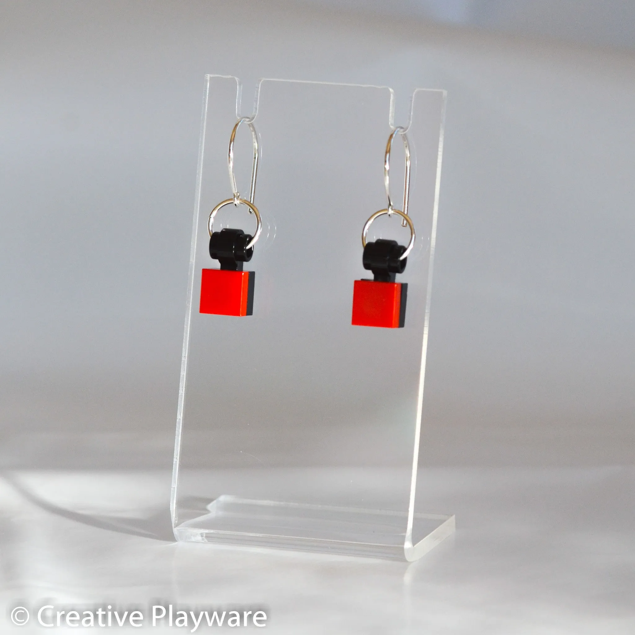 TESSELLATIONS earrings - RED