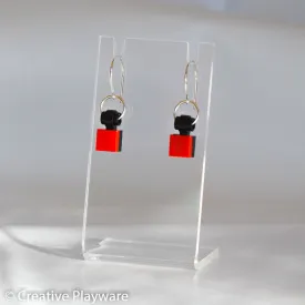 TESSELLATIONS earrings - RED