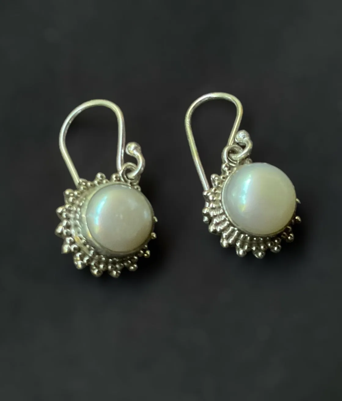 The Asmi Silver Gemstone Earrings