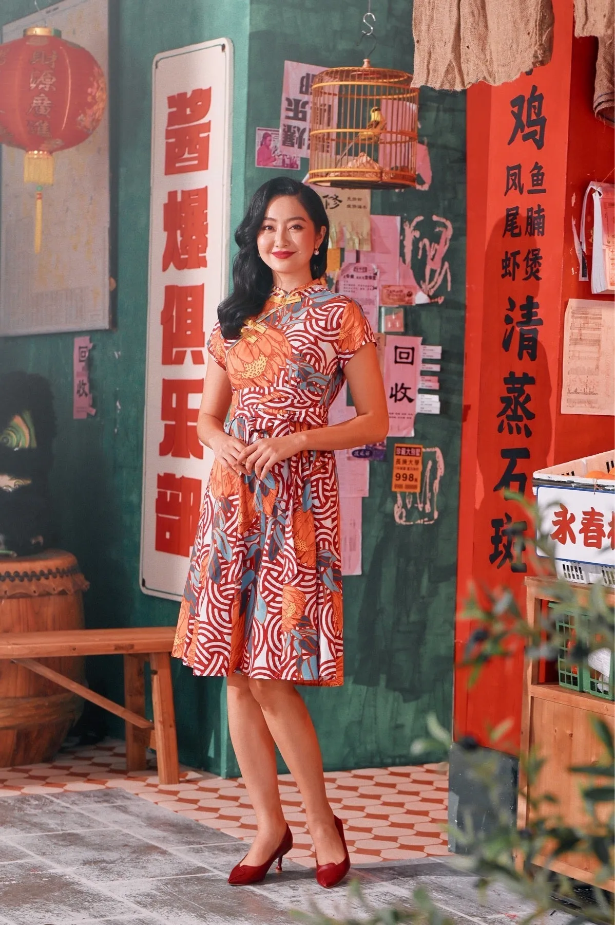 The Chinatown Women Blossom Dress - Bloom