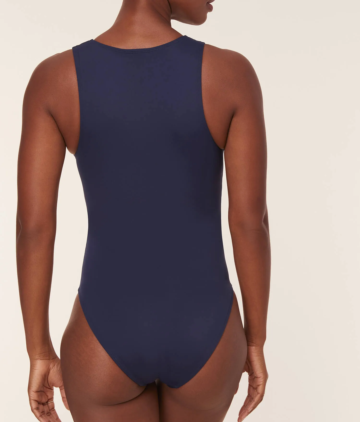 The Malibu One Piece - Flat - Navy - Classic