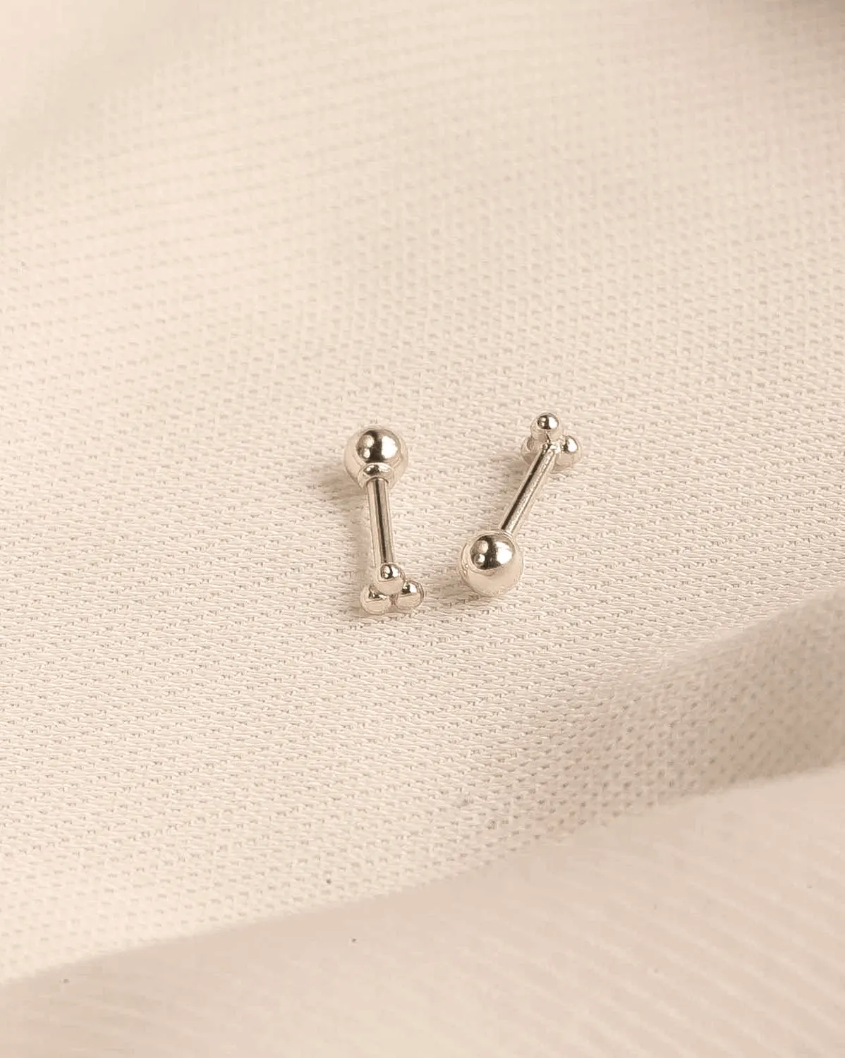 Trinity Single Stud - Sterling Silver