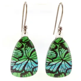 Turquoise Monarch Butterfly Earrings