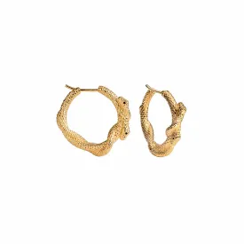 Twisted Serpents Hoop Earrings